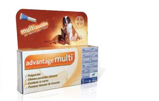 Advantage Multi Perros 40 ( pipeta perros 25 a 40 kg 4.0 mL )